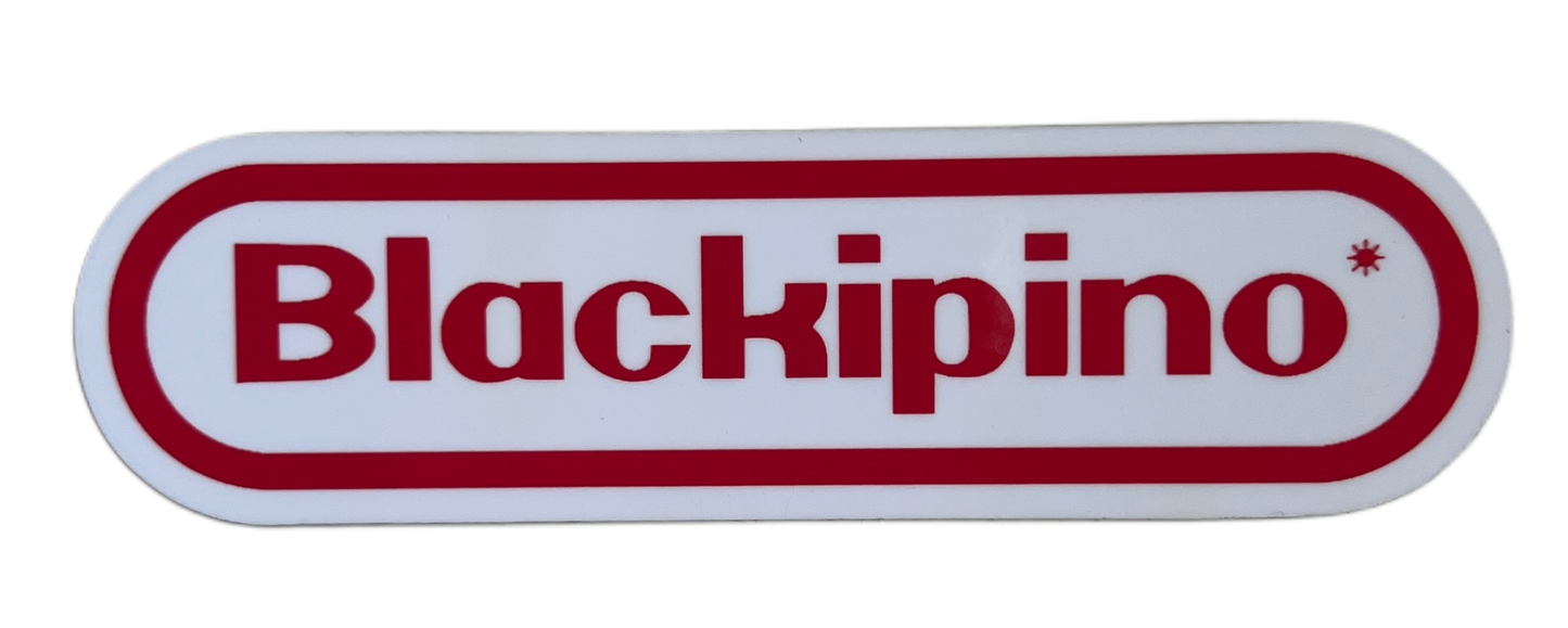 Retro Blackipino Sticker - 4.25"