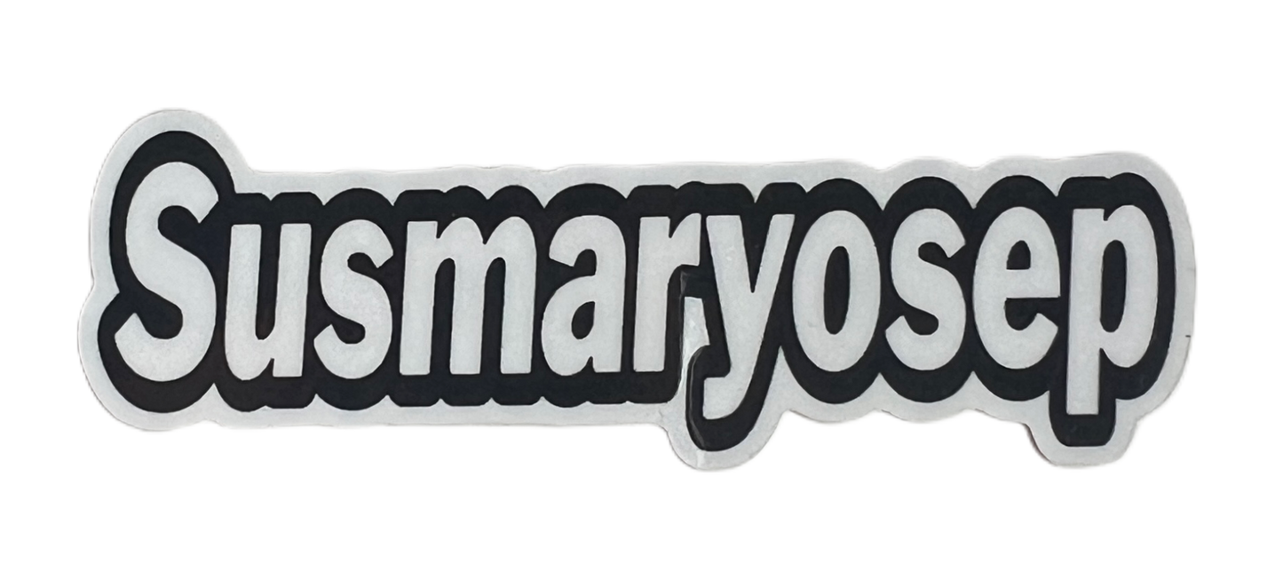 Susmaryosep Stickers - 3"