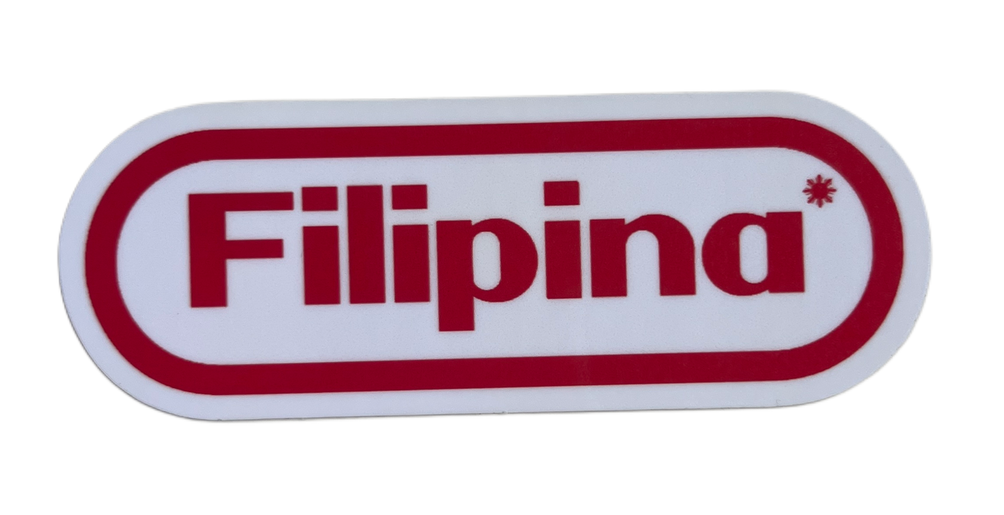Retro Filipina Sticker - 3.25"