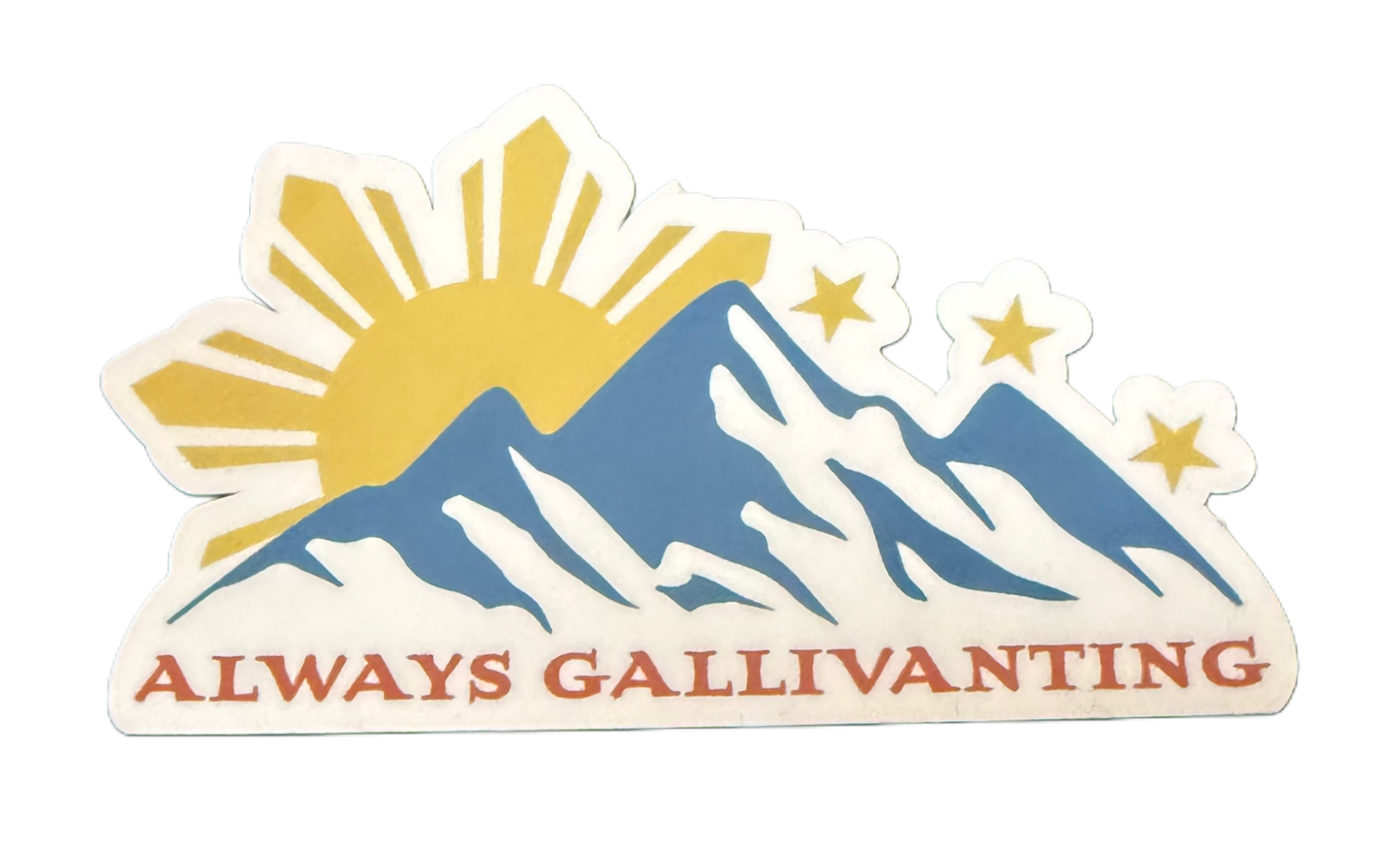 Always Gallivanting Sticker - 3"