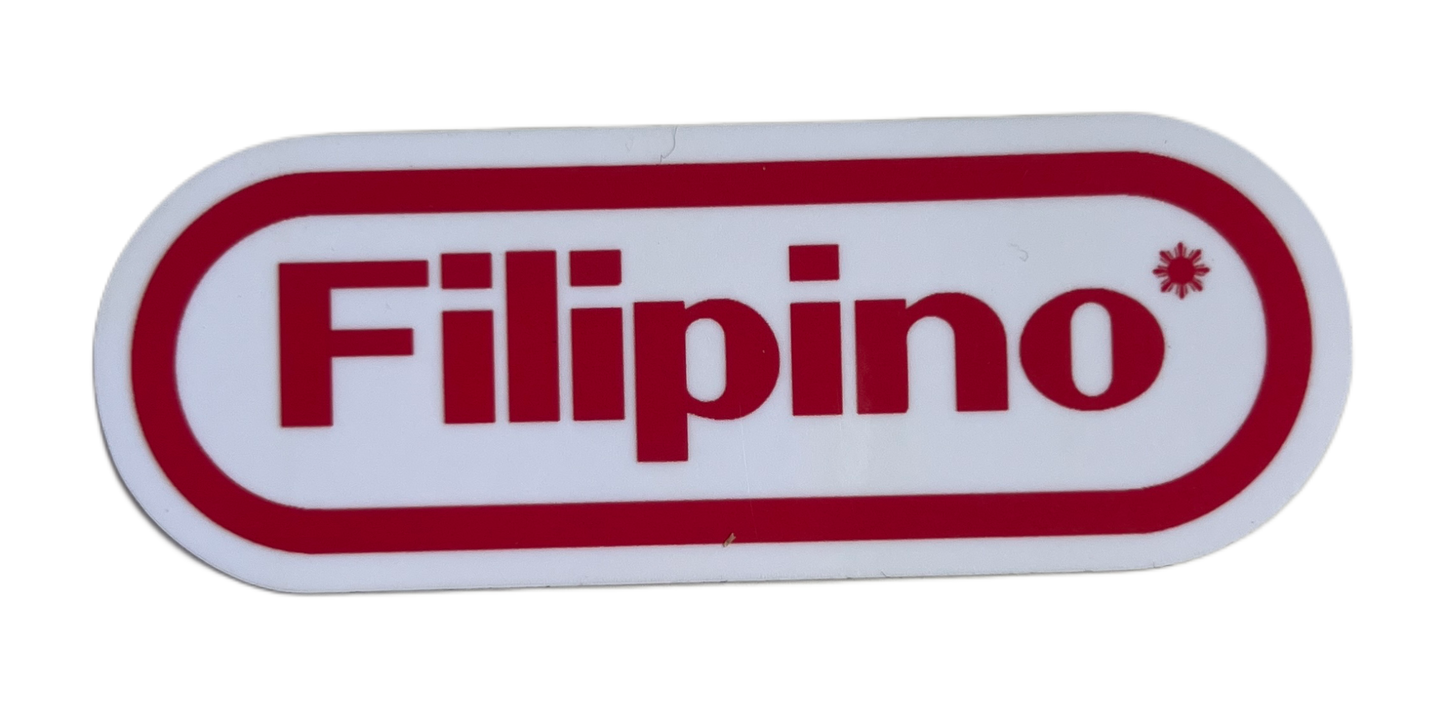Retro Filipino Sticker - 3.25"
