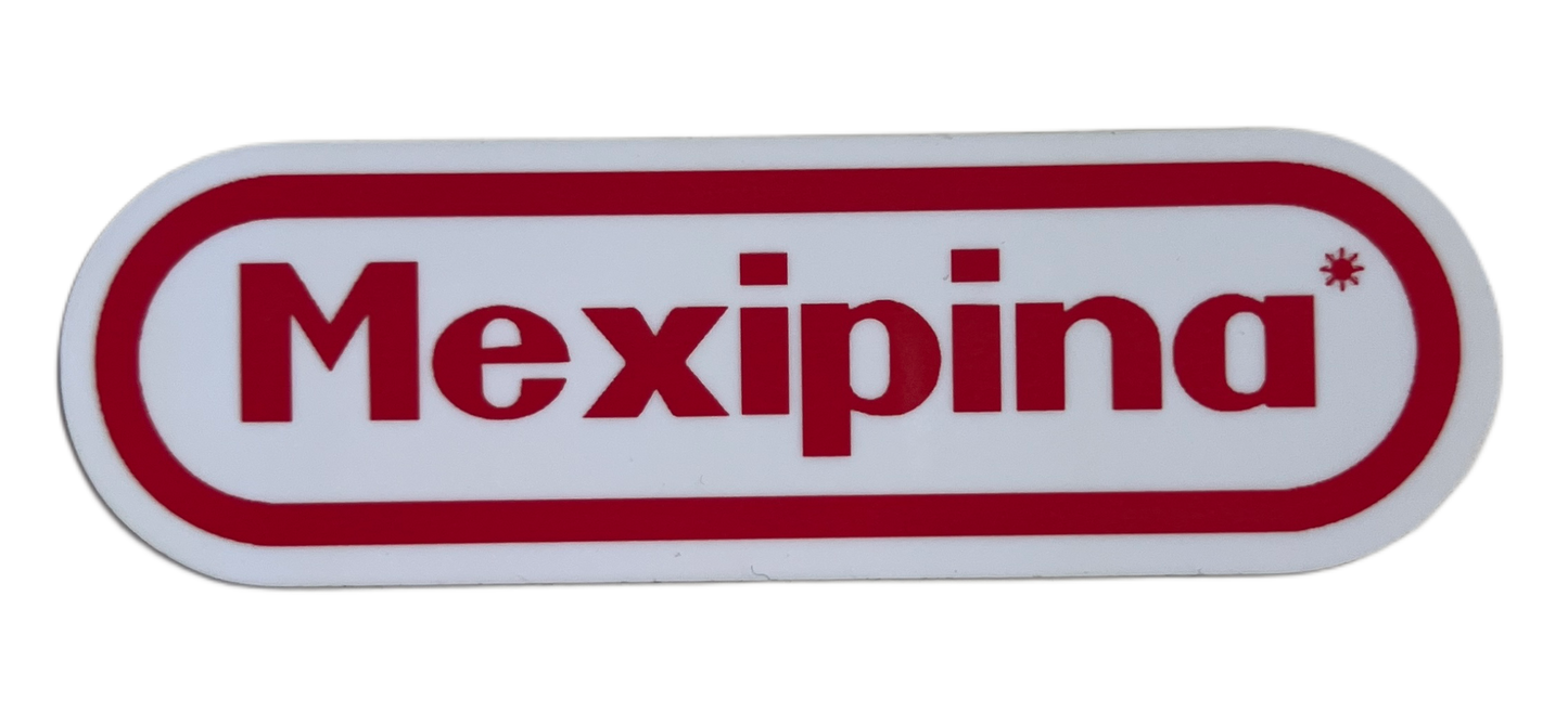 Retro Mexipina Sticker - 3.8"