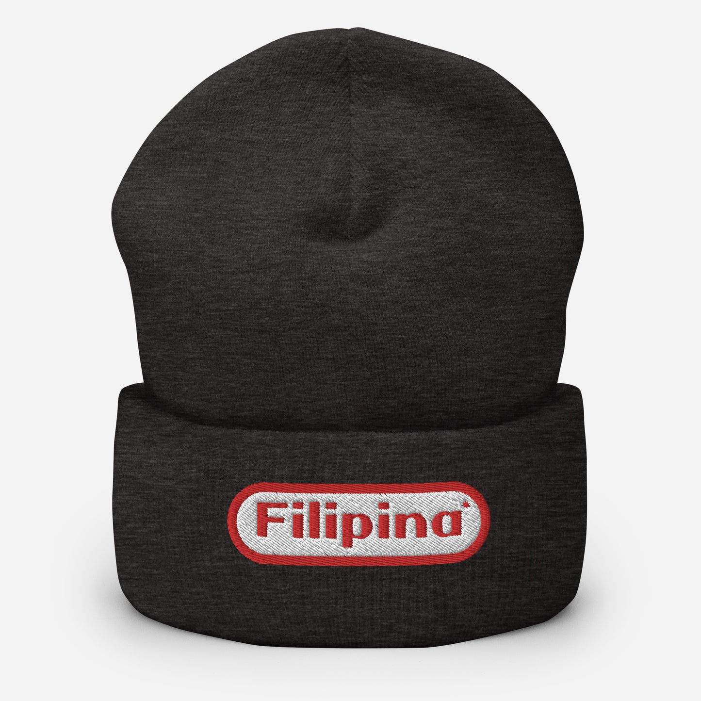 Retro Filipina Embroidered Beanie