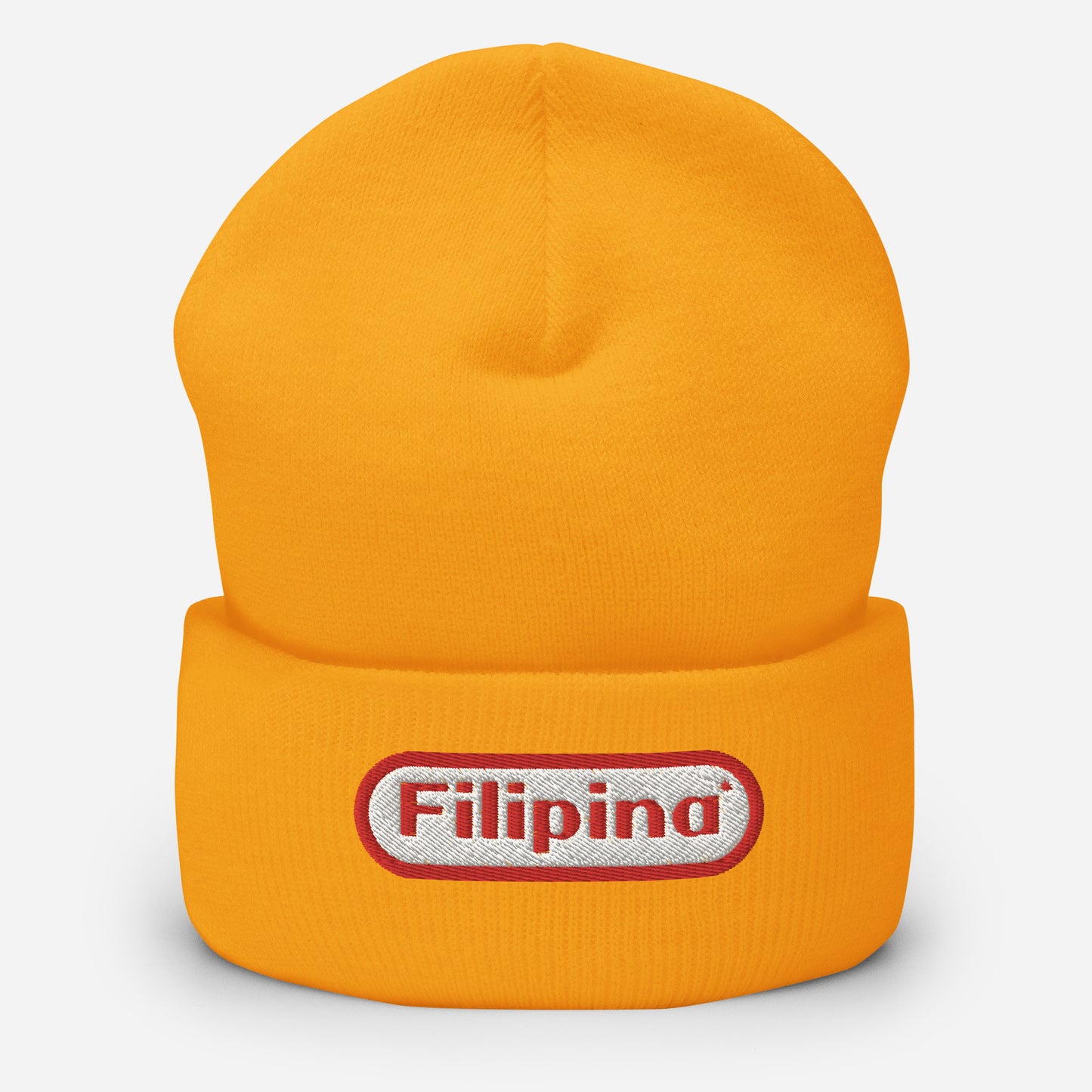 Retro Filipina Embroidered Beanie