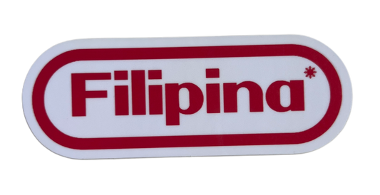 Retro Filipina Sticker - 3.25"