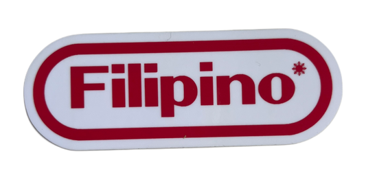 Retro Filipino Sticker - 3.25"