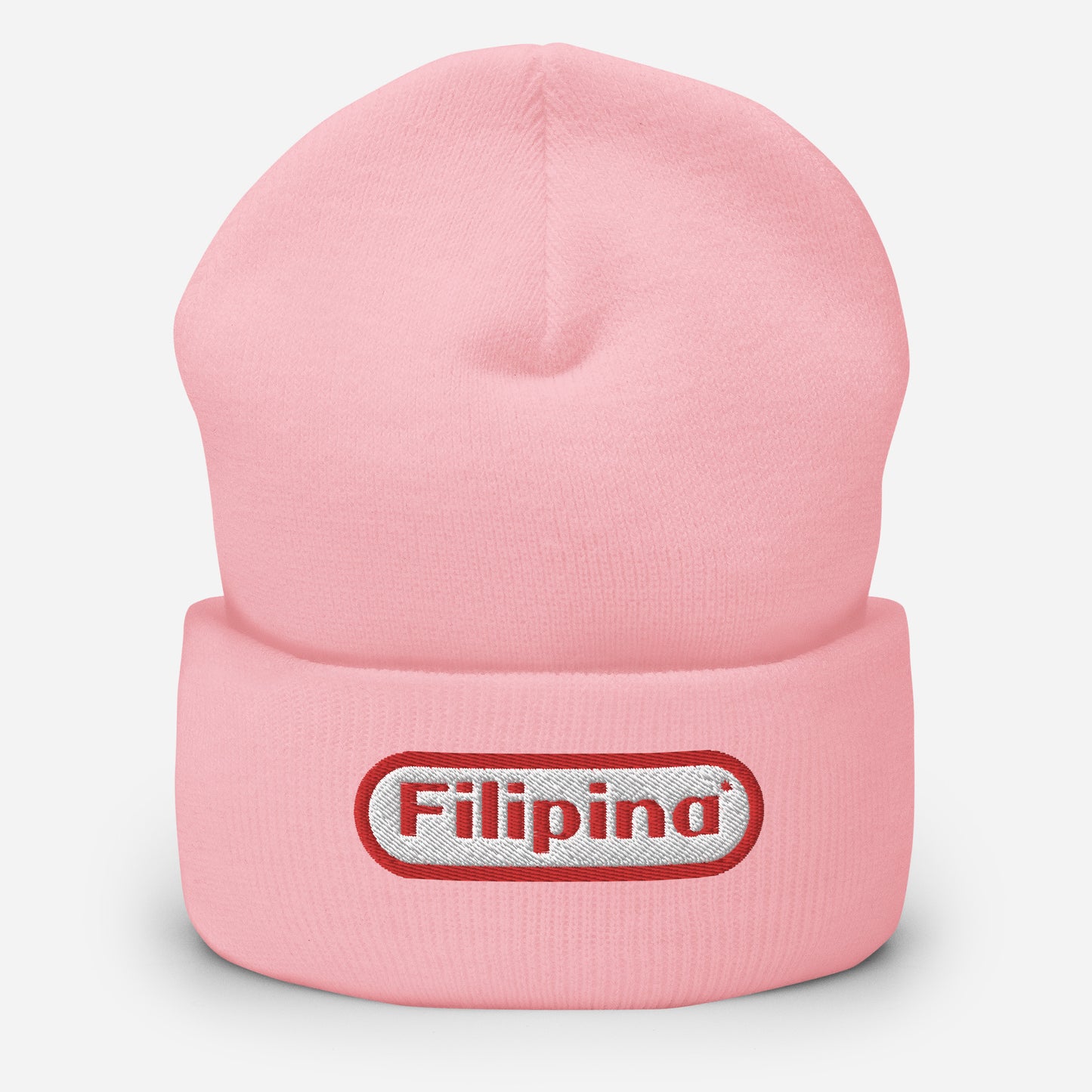 Retro Filipina Embroidered Beanie