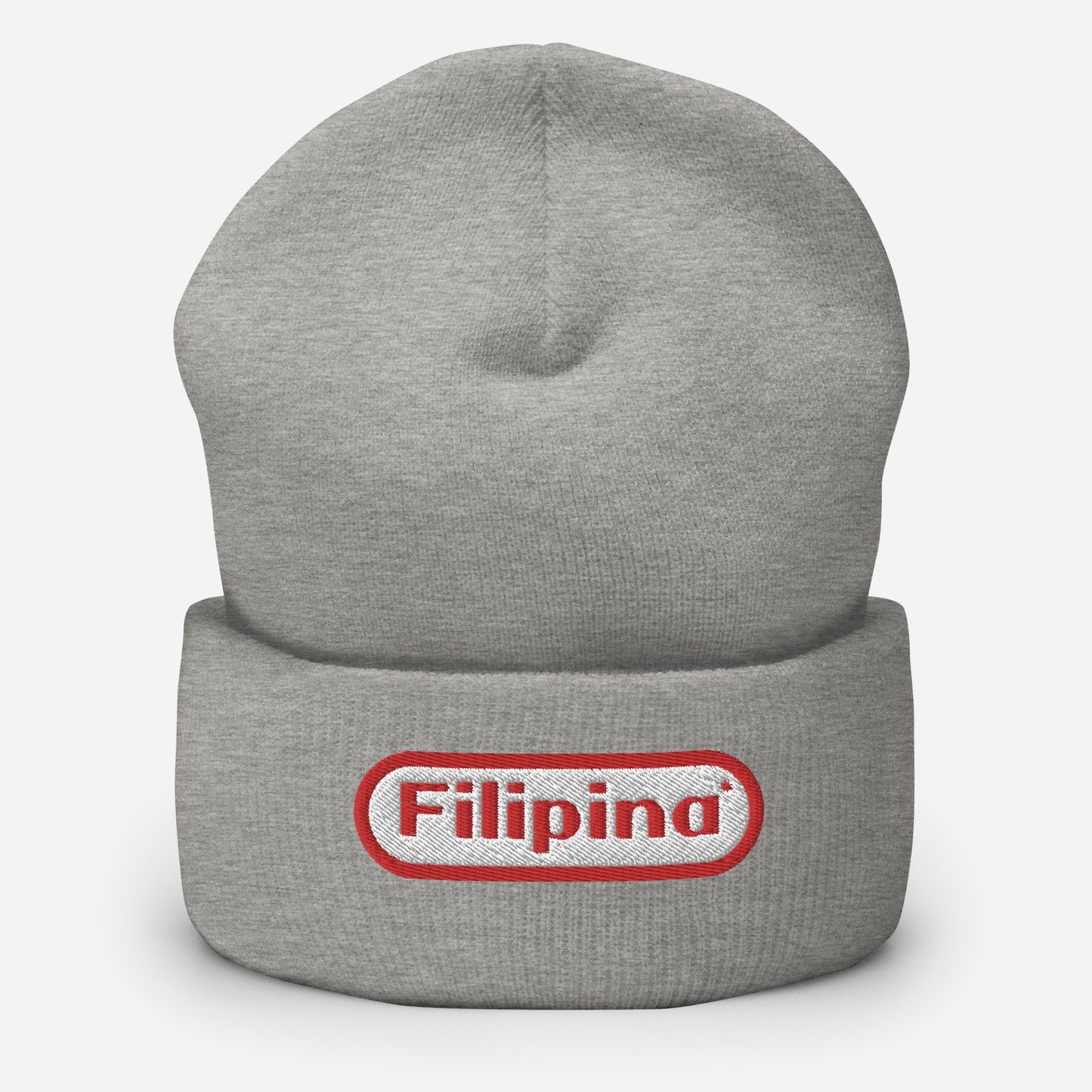 Retro Filipina Embroidered Beanie