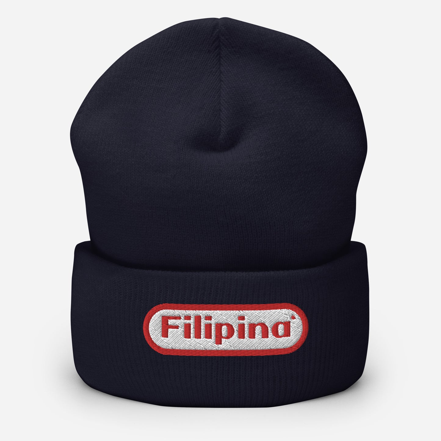 Retro Filipina Embroidered Beanie